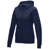 Ruby women’s GOTS organic recycled full zip hoodie in Navy