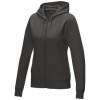 Ruby women’s GOTS organic recycled full zip hoodie in Storm Grey