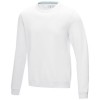 Jasper men’s GOTS organic recycled crewneck sweater in White