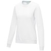 Jasper women’s GOTS organic recycled crewneck sweater in White