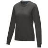 Jasper women’s organic recycled crewneck sweater in Storm Grey