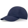 Mica 6 panel GRS recycled cool fit cap in Navy