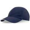 Morion 6 panel GRS recycled cool fit sandwich cap in Navy