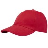 Trona 6 panel GRS recycled cap in Red
