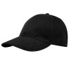 Trona 6 panel GRS recycled cap in Solid Black
