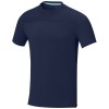 Borax short sleeve men's GRS recycled cool fit t-shirt in Navy