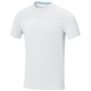 Borax short sleeve men's GRS recycled cool fit t-shirt in White