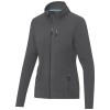 Amber women's GRS recycled full zip fleece jacket in Storm Grey