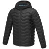Petalite men's GRS recycled insulated down jacket in Solid Black