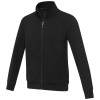 Galena unisex Aware™ recycled full zip sweater in Solid Black