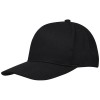 Onyx 5 panel Aware™ recycled cap in Solid Black