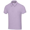 Akoya GRS recycled terry unisex polo in Lilac