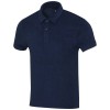 Akoya GRS recycled terry unisex polo in Navy