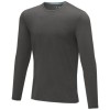 Ponoka long sleeve men's GOTS organic t-shirt in Storm Grey