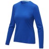 Ponoka long sleeve women's GOTS organic t-shirt in Blue
