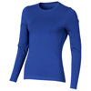 Ponoka long sleeve women's organic t-shirt in blue