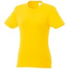 Heros short sleeve women's t-shirt in Yellow