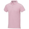 Calgary short sleeve men's polo in Light Pink