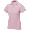 Calgary short sleeve women's polo in Light Pink