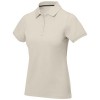 Calgary short sleeve women's polo in Sandstone