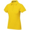 Calgary short sleeve women's polo in Yellow