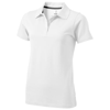 Seller short sleeve women's polo in white-solid