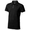 York short sleeve Polo in black-solid