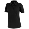 Primus short sleeve women's polo in black-solid