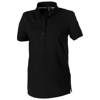 Crandall short sleeve women's polo in black-solid