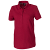 Crandall short sleeve women's polo in red