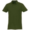 Helios short sleeve men's polo in Army Green