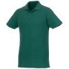 Helios short sleeve men's polo in Forest Green