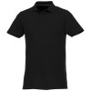 Helios short sleeve men's polo in Solid Black