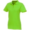 Helios short sleeve women's polo in Apple Green