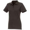Helios short sleeve women's polo in Charcoal