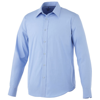 Hamell long sleeve men's stretch shirt in light-blue