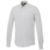 Bigelow long sleeve men's pique shirt in White