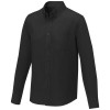 Pollux long sleeve men's shirt in Solid Black