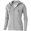 Arora women's full zip hoodie in Grey Melange