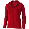 Arora women's full zip hoodie in Red