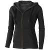 Arora women's full zip hoodie in Solid Black