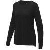 Merrit women's crewneck pullover in Solid Black