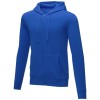 Theron men’s full zip hoodie in Blue