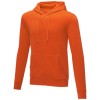 Theron men’s full zip hoodie in Orange