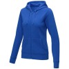 Theron women’s full zip hoodie in Blue