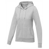 Theron women’s full zip hoodie in Heather Grey