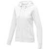 Theron women’s full zip hoodie in White