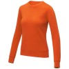 Zenon women’s crewneck sweater in Orange