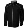 Egmont packable jacket in black-solid
