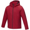 Notus men's padded softshell jacket in Red
